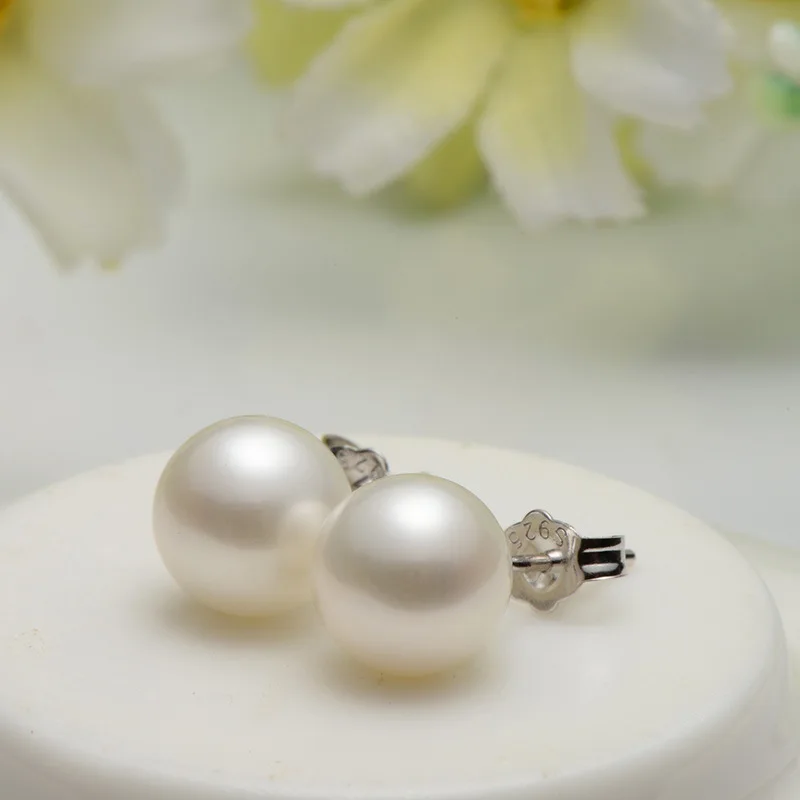 Женские серьги-гвоздики с жемчугом LEKANI серьги из 925 пробы и серебра в Корейском