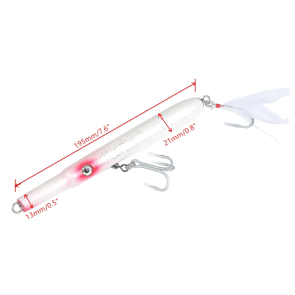MIZUGIWA деревянный Поппер Для рукодельных рыб 7 6 &quotручная работа деревянная
