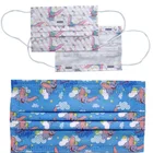 Одноразовая маска для лица, 3-слойная Пыленепроницаемая дышащая, с мультяшным принтом, для детей и взрослых, 1050 шт.