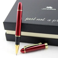jinhao x450 business red metal gel pen 0 7mm nib learn office school stationery gift luxury pen writing ballpoint pen