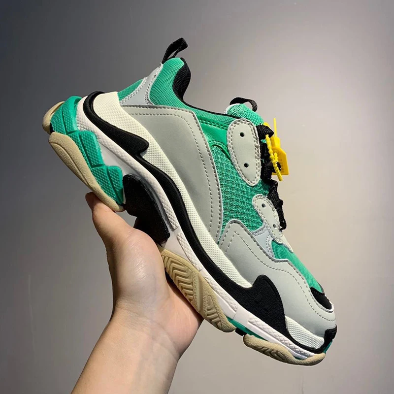 

Женские модные роскошные брендовые кожаные кроссовки, мужская повседневная обувь для тенниса и прогулок в Париже, Размеры 35-45