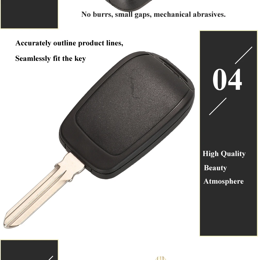 Jingyuqin Автомобильный Дистанционный ключ с чипом PCF7961M HITAG AES для Renault Sandero Dacia Logan Lodgy Dokker Duster 433MHz VAC102 HU136te