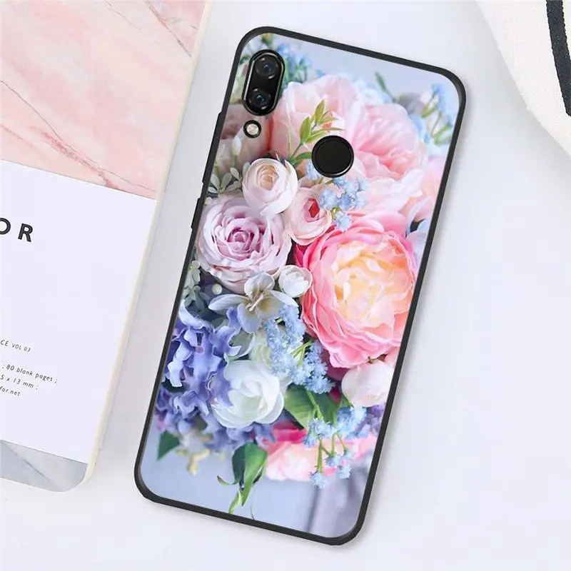 Babaite элегантный розовый фиолетовый пион цветок чехол для телефона Xiaomi mi5 6 A1 A2 Lite Mi9