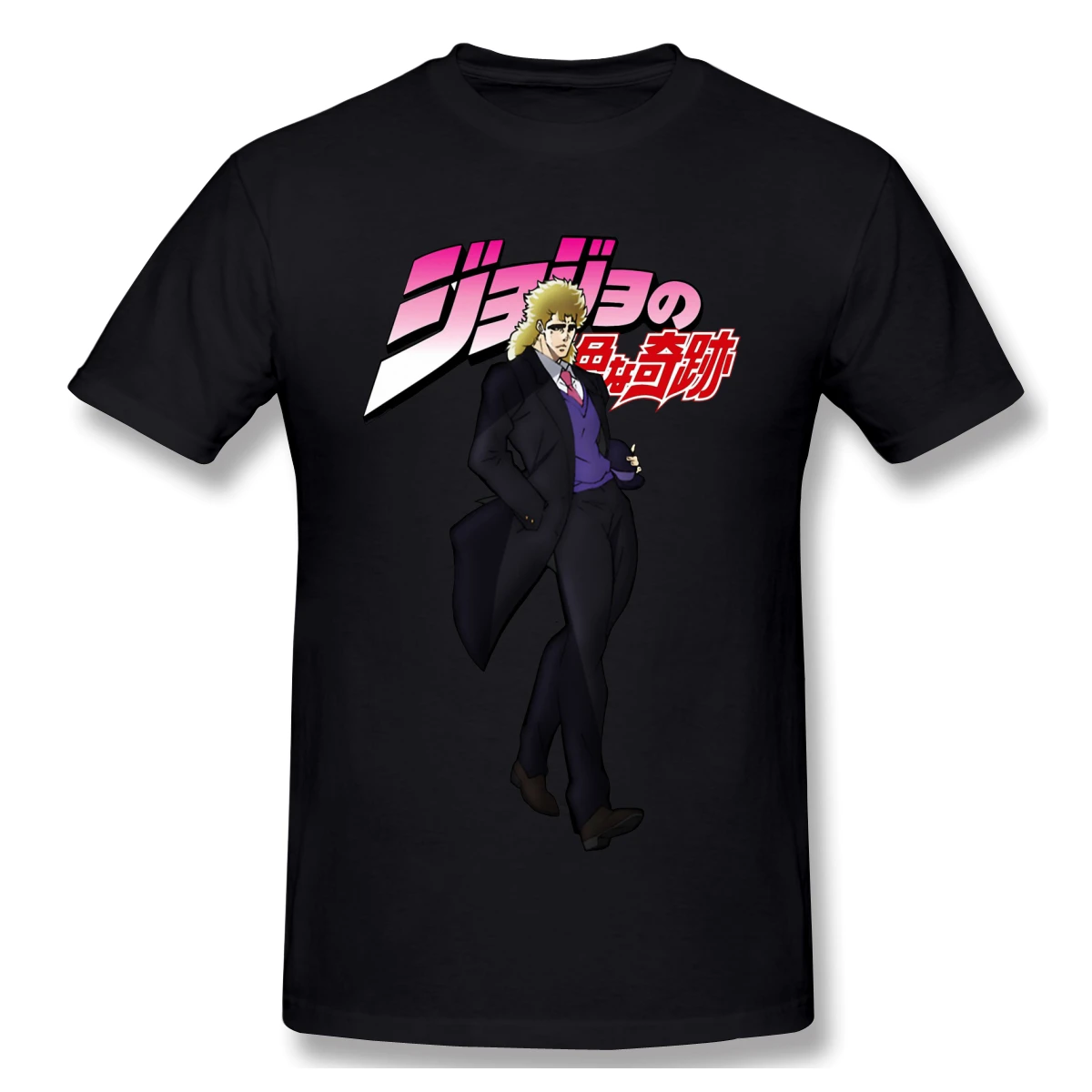 Jojo экстравагантная футболка adventure Красная Футболка rotor E.O. Speedwagon Мужская мода с