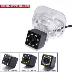 Камера заднего вида автомобильная, 4-8-12 светодиодов, ночное видение, HD, водонепроницаемая, для Hyundai Verna Solaris, Sedan, KIA FORTE 2009-2011