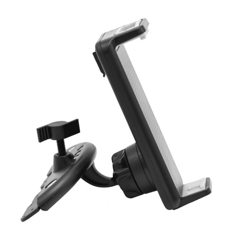 

360 Rotation Car CD Slot Mount Holder Stand For 4-11 inch Smart Phone Tablet PC