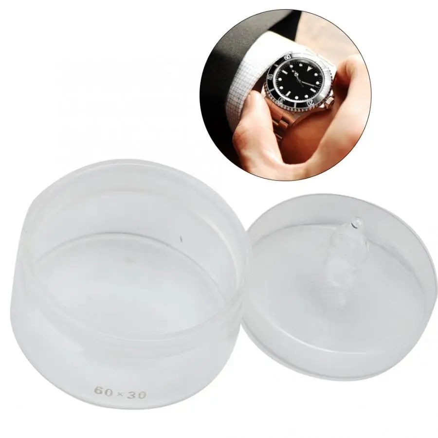 Стекло часы движение Чистка обслуживание ремонт горшок масло для часов Емкость