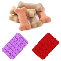 23141 4cm 18 grid dog bone biscuit mold silicone baking cute chocolate candy cookie mold kitchen accessories tool
