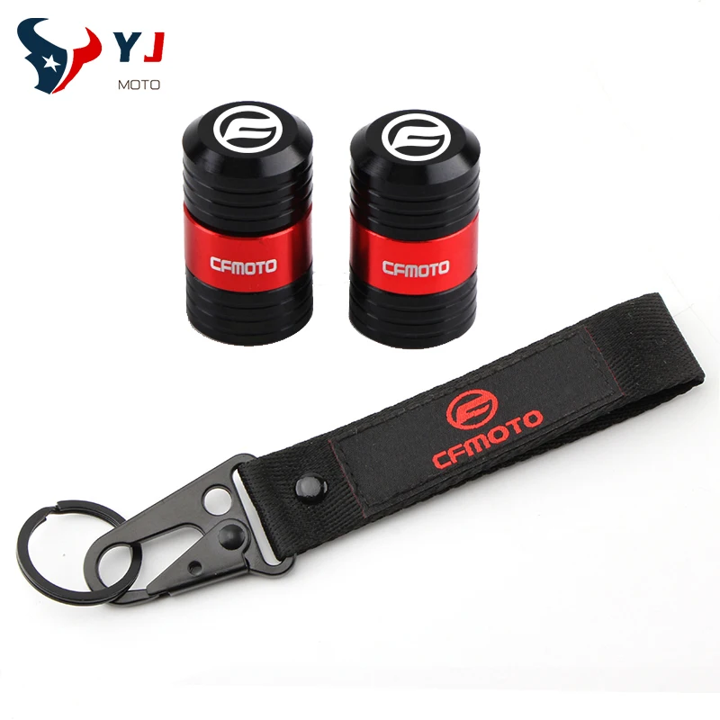 

For CFMOTO 400nk 250SR 650nk 400GT 650MT 150NK 250NK Motorcycle Accessories Tyre Valve Cover Cap&Embroidery Key Chain Keychain
