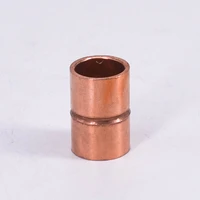 32 35 38 42 45mm id pure copper end feed solder coupling plumbing fitting coupler for air condition