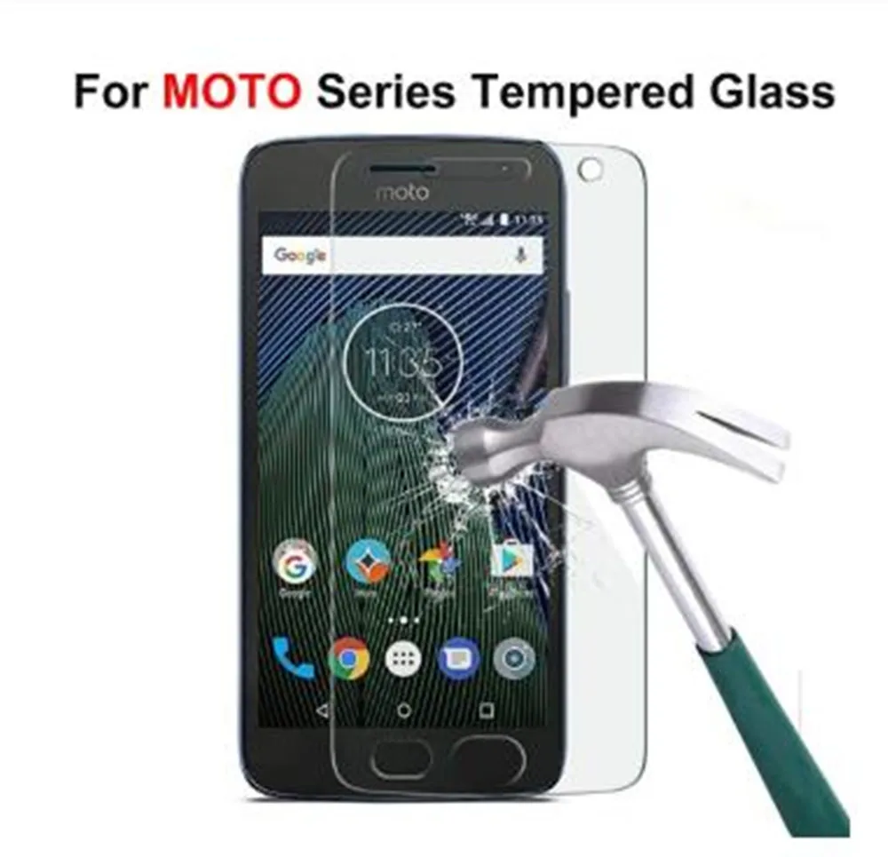 Чехол из закаленного стекла для Motorola Moto E5 E6 G5 G5S G6 G7 Play Защита экрана E4 PLUS мощное