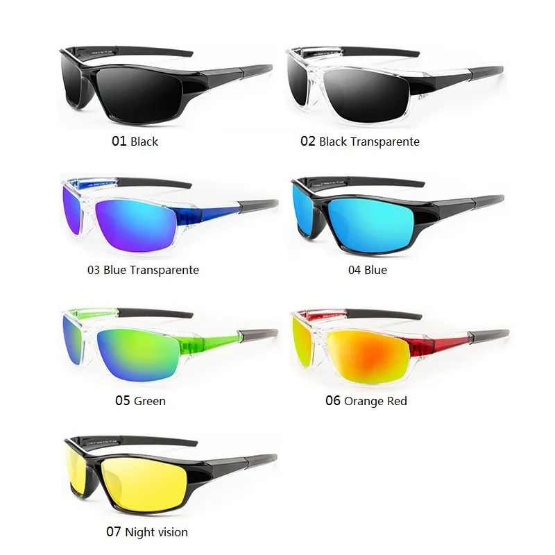 

2021 New Sports Polarized Sunglasses Men Women Driving Fishing Sun Glasses Male Vintage Shades Day And Night vision Goggle UV400