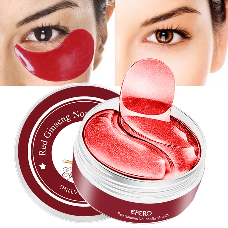 

1Bottle/60Pcs High Moisturizing Eye Mask Crystal Collagen Anti-Wrinkle Anti Aging Eye Patches Remove Dark Circles Eye Care