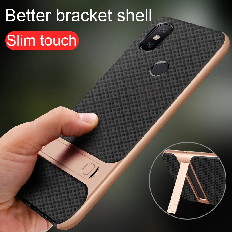 Силиконовый чехол накладка для мобильного телефона Xiaomi mi A2 6X с 3D подставкой