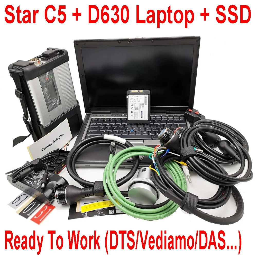 2021 диагностический инструмент MB Star C5 SD Подключение к ноутбуку D630 HDD SSD 03 DAS/ DTS/для Mb