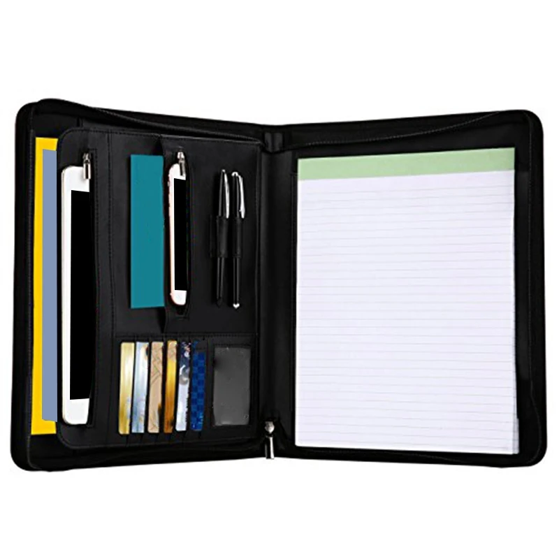 Из искусственной кожи Портфели Бизнес связующего органайзеры портфель с