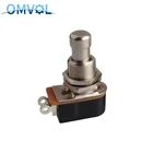 Ножной Педальный переключатель, 1 шт., SPST, мягкое касание, переключатель для электрогитары ВЫКЛ., мгновенное включение