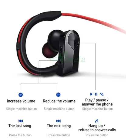 Спортивная Bluetooth гарнитура K98 для бега беспроводная стерео 4 1|Наушники и
