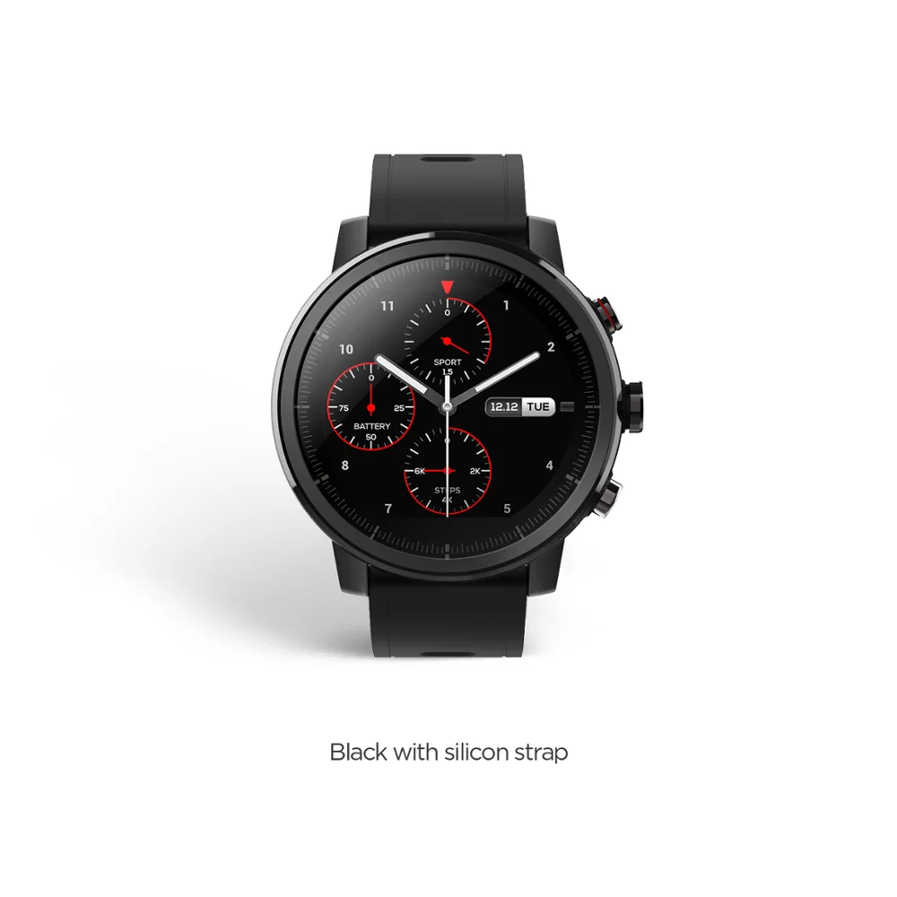 Умные часы Huami Amazfit Stratos Pace 2, умные часы, Bluetooth, gps, счетчик калорий, пульсометр, 50 м, водонепроницаемые