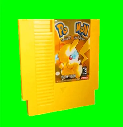 

Poke Yellow Version English Language Top quality PCB Game Card 72 pins 8bit game cartridge