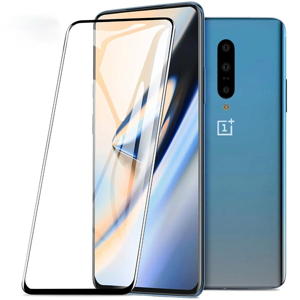 5D Full Glue Cover Tempered Glass for OnePlus 7 Pro Screen Protector For OnePlus 1+ 7Pro Full Coverage Protective Film Glass
