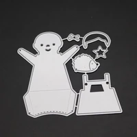zhuoang happy villain cutting dies for card making diy scrapbooking photo album decoretive embossing stencial