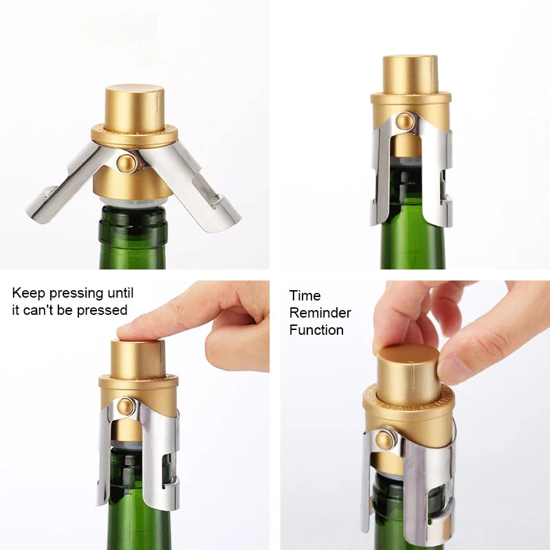 Чехол для красного вина с функцией напоминания о времени вакуумная Герметичная