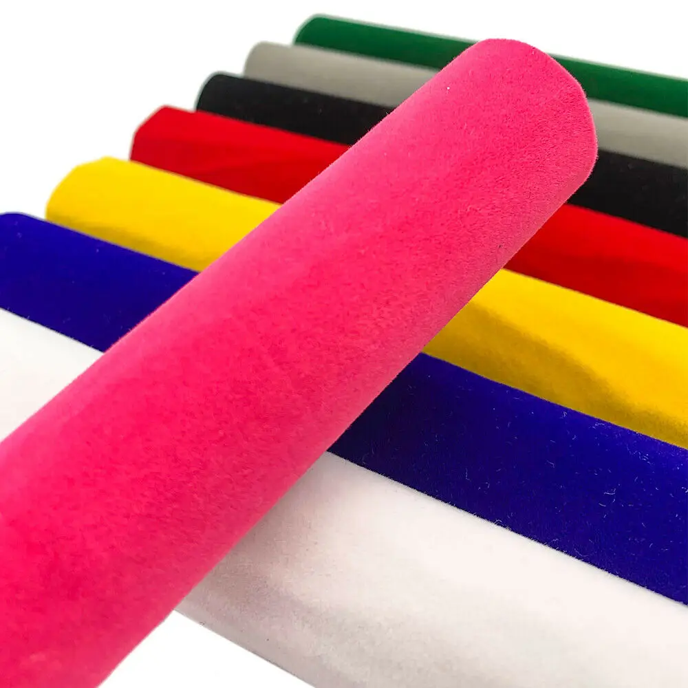 Самоклеящаяся Бархатная ткань с мягкой поверхностью 20 х15 см | Дом и сад