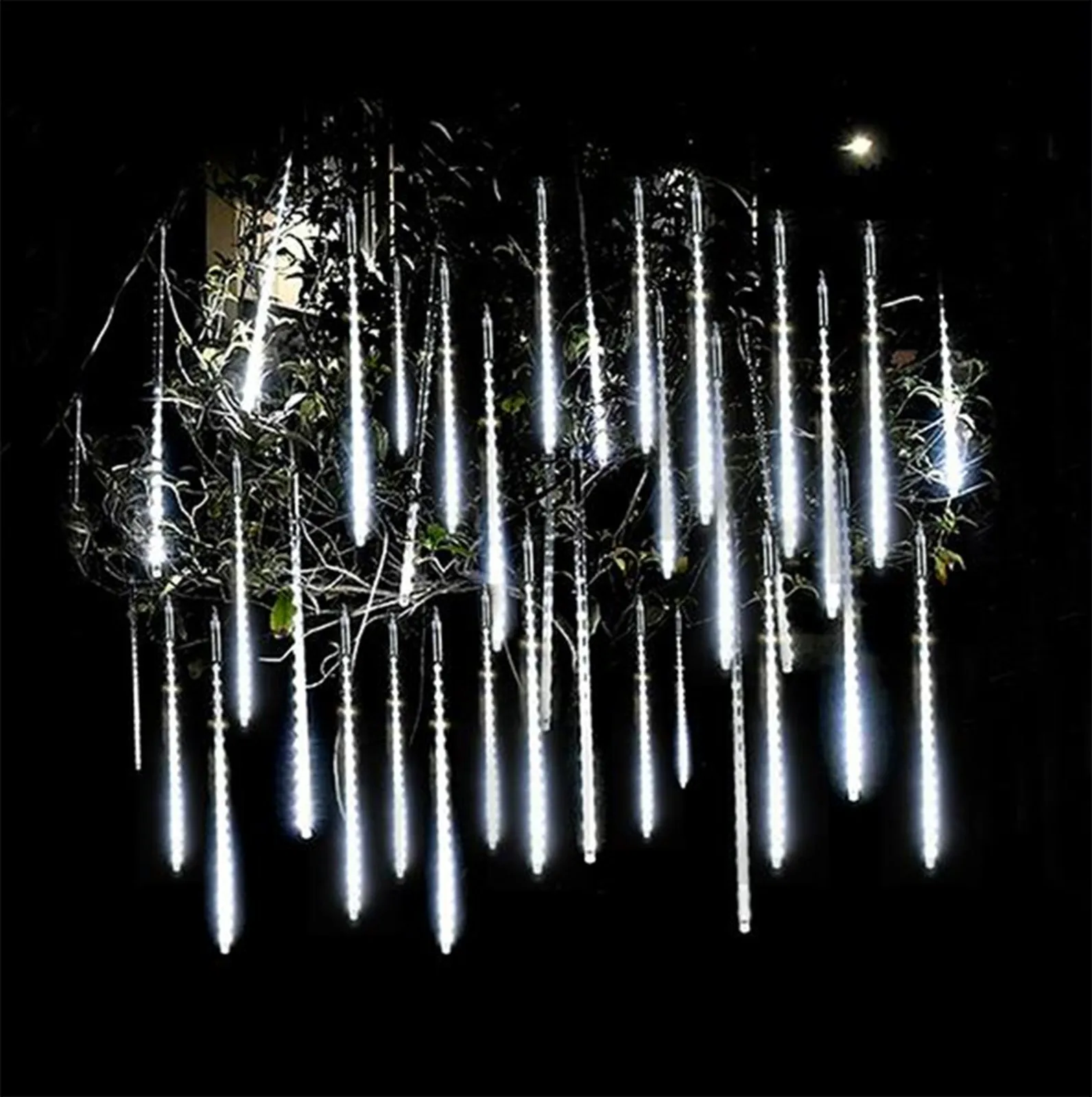 30CM LED Meteor Shower Garland Holiday Strip Light Outdoor Waterproof Fairy Lights For Garden Street Christmas Decoration | Освещение