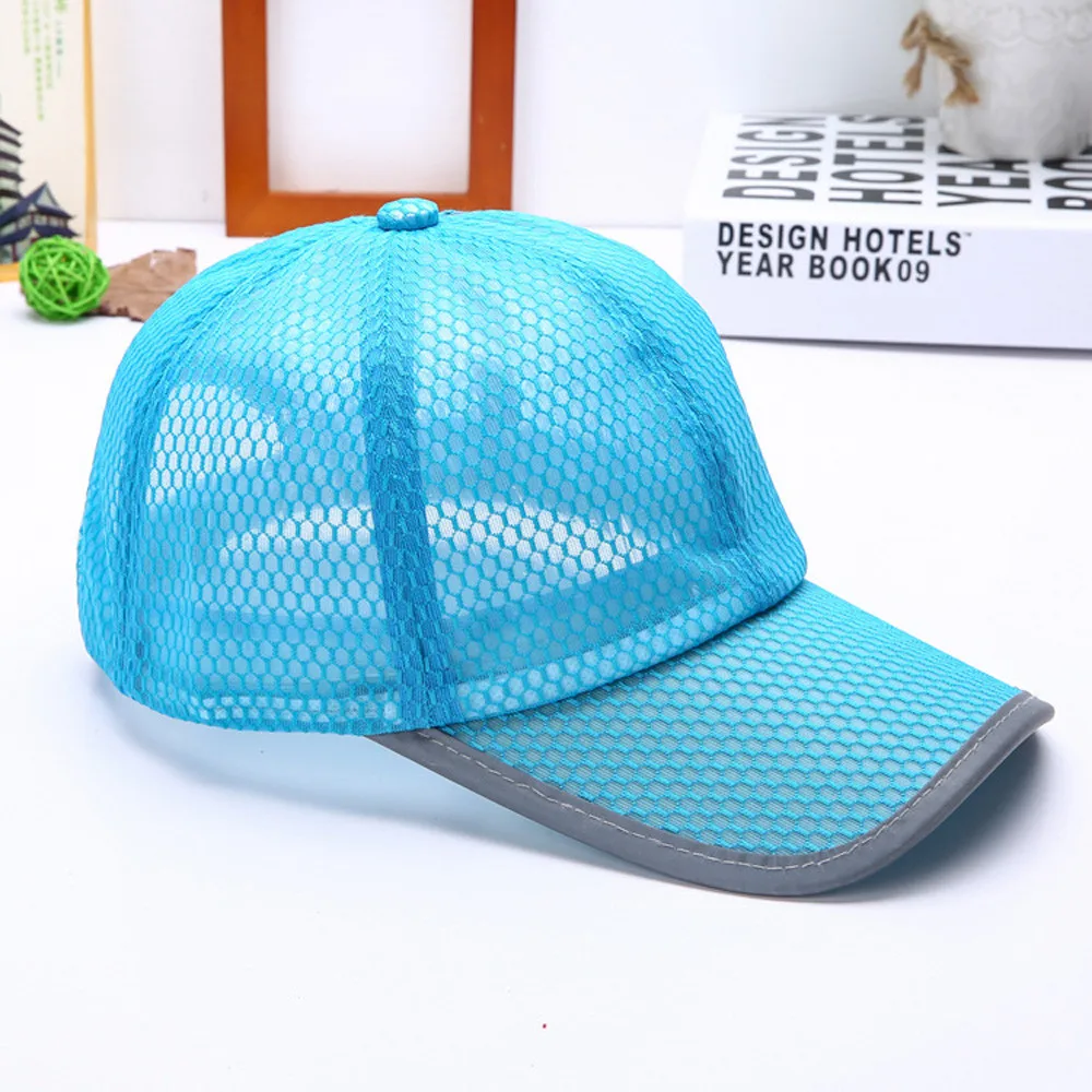 Бейсболка сетчатая для мужчин и женщин Регулируемая Кепка дышащая занятий