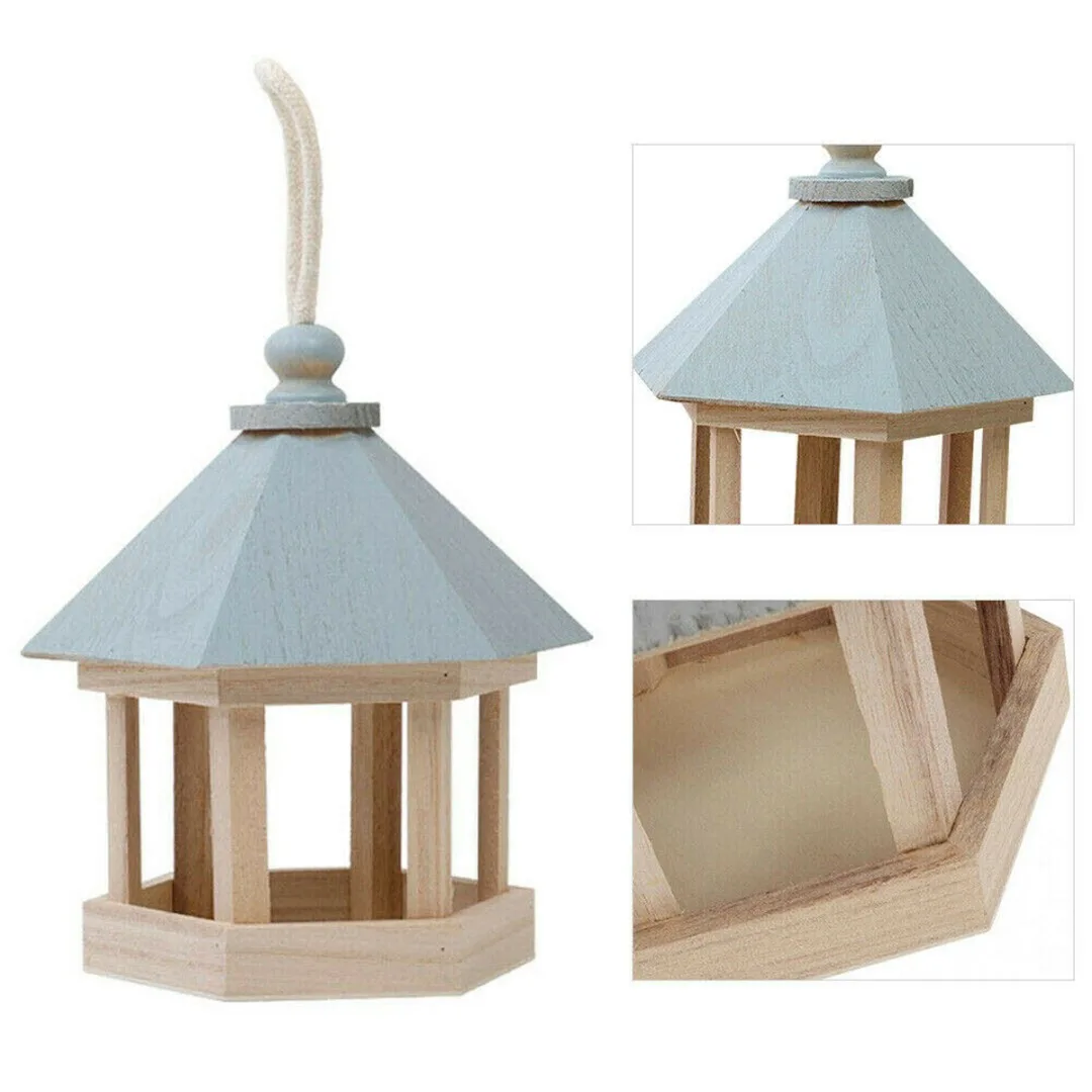 Кормушка Woode для диких птиц уличная кормушка контейнер пищи в форме домика