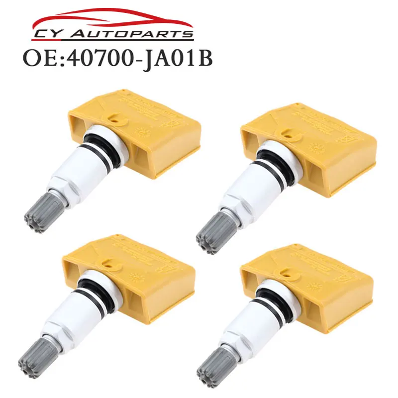 Система контроля давления в шинах, 4 шт., TPMS для Nissan Pathfinder Altima Frontier M35 M45 FX35 FX45 QX56 40700-JA01B 40700JA01B