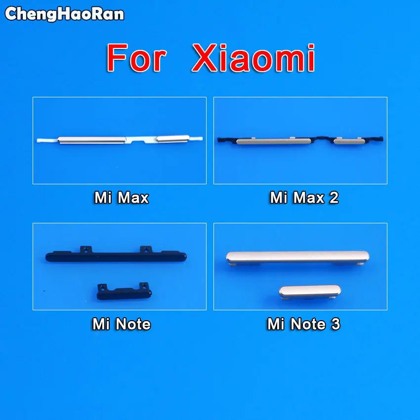 Боковая кнопка ChengHaoRan для Xiaomi Note 3 Max 2 громкости + включения/выключения питания