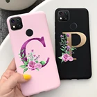 Чехол для Xiaomi Redmi 9C, задняя крышка для redmi 9c nfc, чехлы для телефонов с цветочным рисунком и милыми буквами для Xiaomi Redmi 9 C 9C, чехол с NFC, 6,53 дюйма