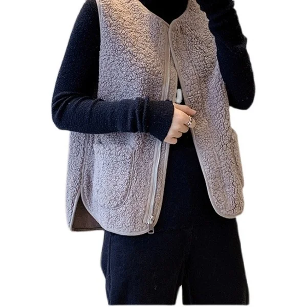 

2021 Spring and Autumn New Comfort Casual Short Lamb Wool
