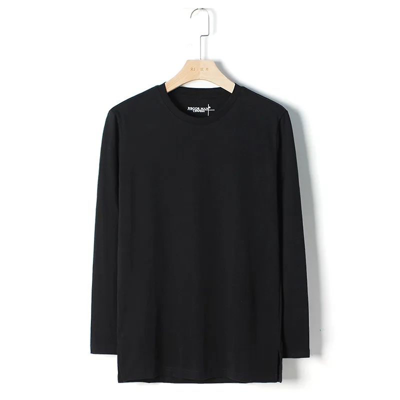 Весна и осень Мужская свободная длинная рубашка хлопок высокая уличная