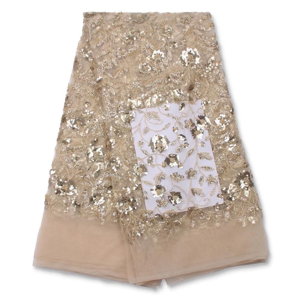 

Нигерийская кружевная ткань PGC с последовательностью, 2021 золото, высокое качество, Африканский французский тюль, вышивка, кружевная ткань д...