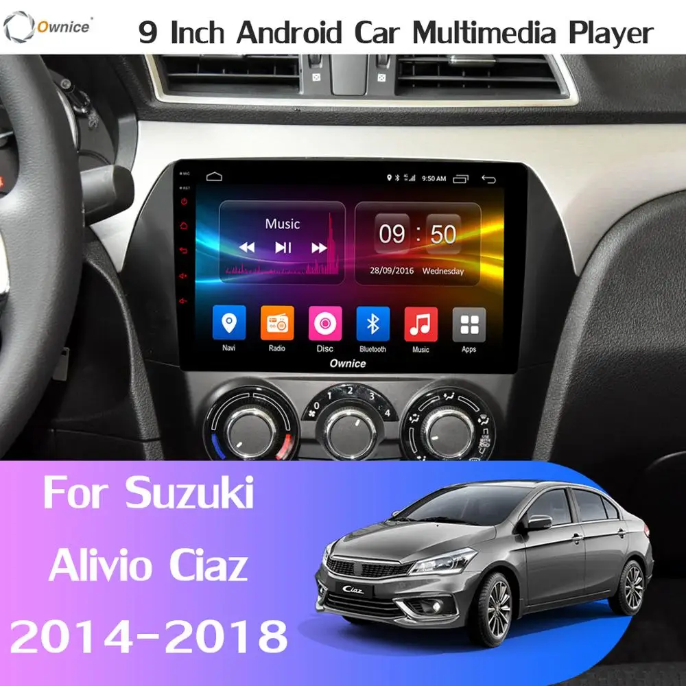 360 ° 4 фотоаппарата Φ GPS мультимедийный плеер для Suzuki Alivio Ciaz 2014 2015 2016 2017 2018 CarPlay DSP 4G