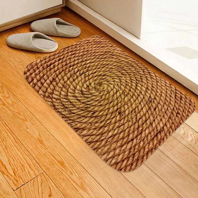 Креативный ковер Европейского типа с 3D принтом Рождественский нескользящий