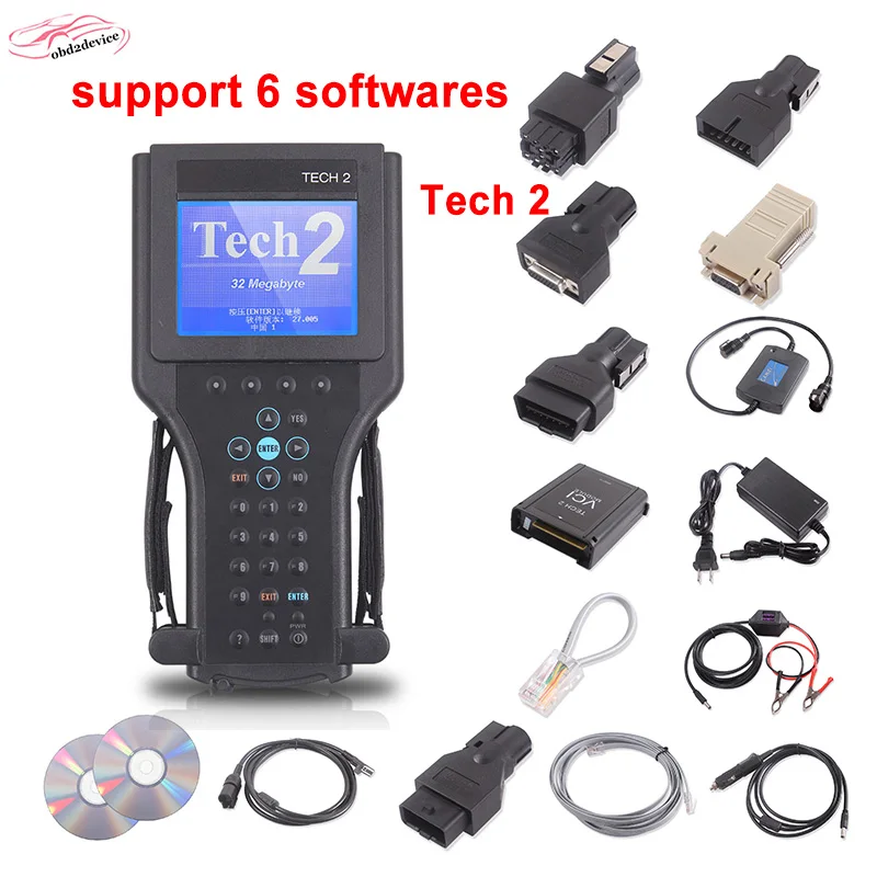 Tech2 diagnosic для G M Tech2 сканер для Saab Tech ii для Opel добавить 32 Мб карты для G M/SAAB/OP-EL/SUZUKI/Hol-den/ISUZU tis2000 - Цвет: Carton box packing