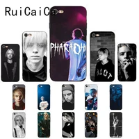 russia rapper pharaoh diy printing drawing phone case for iphone 8 7 6 6s 6plus 5 5s se 2020 xr x xs max cover