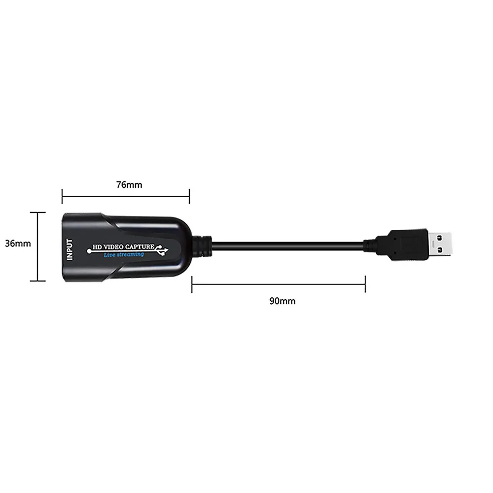 Устройство видеозахвата USB портативное HDMI 3 0 для PS4 DVD камеры потоковой трансляции