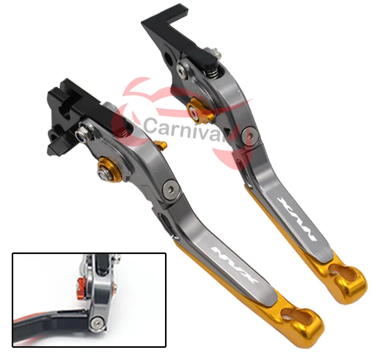 

ForYamaha NVX155 / Aerox155 2016-2020 CNC 2018 Motorcycle Accessories Extendable Folding Brake Clutch Levers Logo NVX