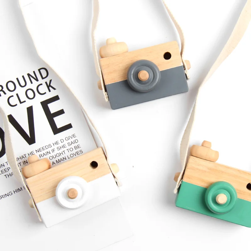 Симпатичные подвесные игрушки в скандинавском стиле с деревянной камерой