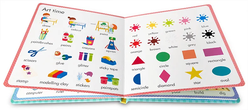 Usborne английская фотография книжка с доской Book My First Word словарь для детской