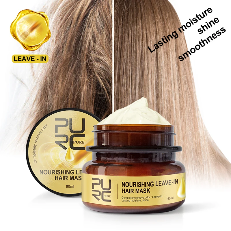

PURC Morocco Argan Oil Leave-in Hair Mask Repair Frizz Damaged Smoothing Scalp Treatment Hair Care 60ml