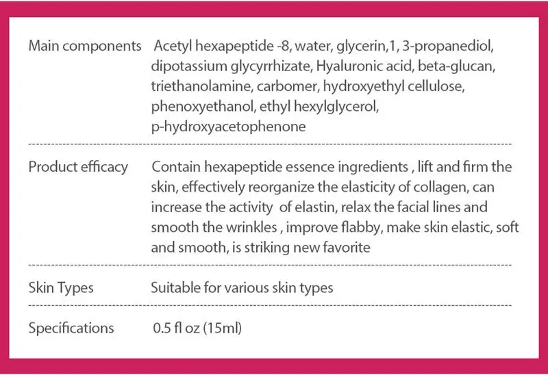 Яркий гламурный 15 мл коллагеновый сывороточный крем для лица против старения