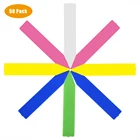 50 шт., пластиковый маркер для растений из ПВХ, маркер для растений s для сада, прямоугольная бирка для растений, водонепроницаемая многоразовая бирка 5*1 см