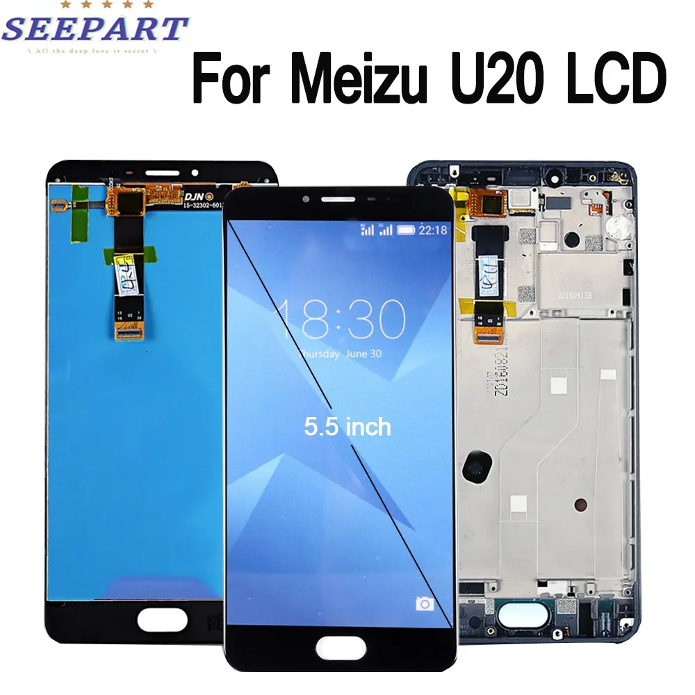 

Original Display Meizu U20 LCD Display Touch Screen With Frame Digitizer Assembly Replacement Parts For Meizu U20 LCD Screen