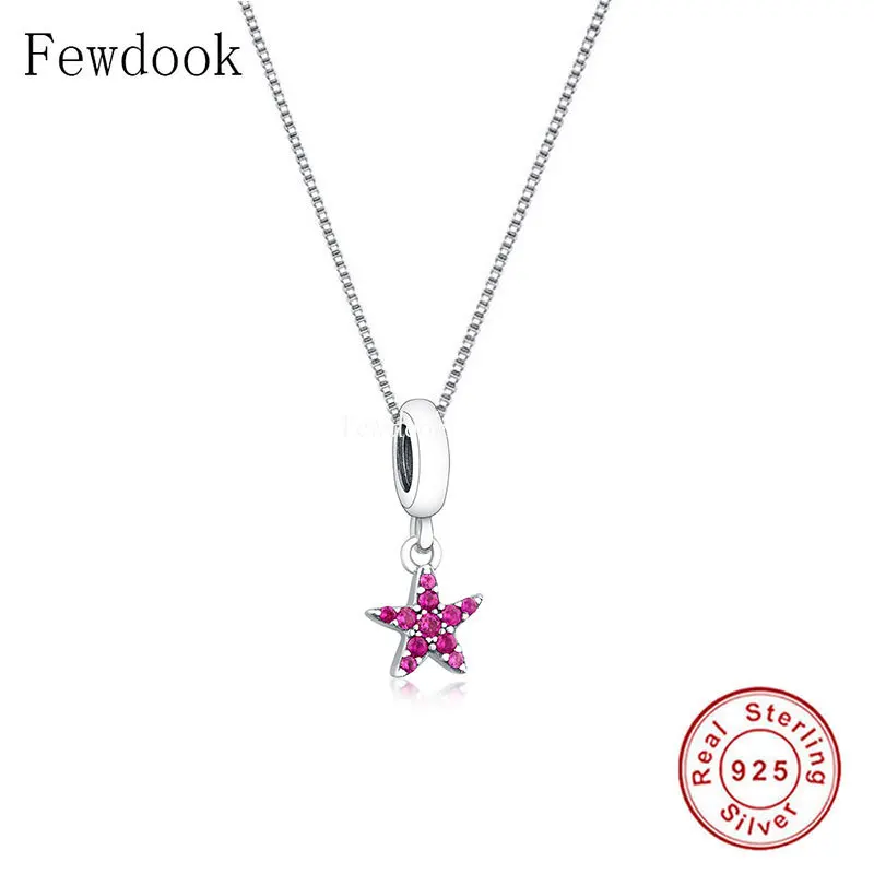 Женское Ожерелье с кулоном в пляжном стиле цепочка-чокер из серебра 925 пробы